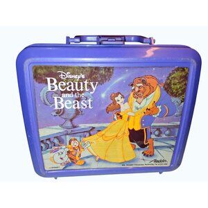 Disneys Beauty and the Beast Collectible Lunch Box by Aladdin Vintage